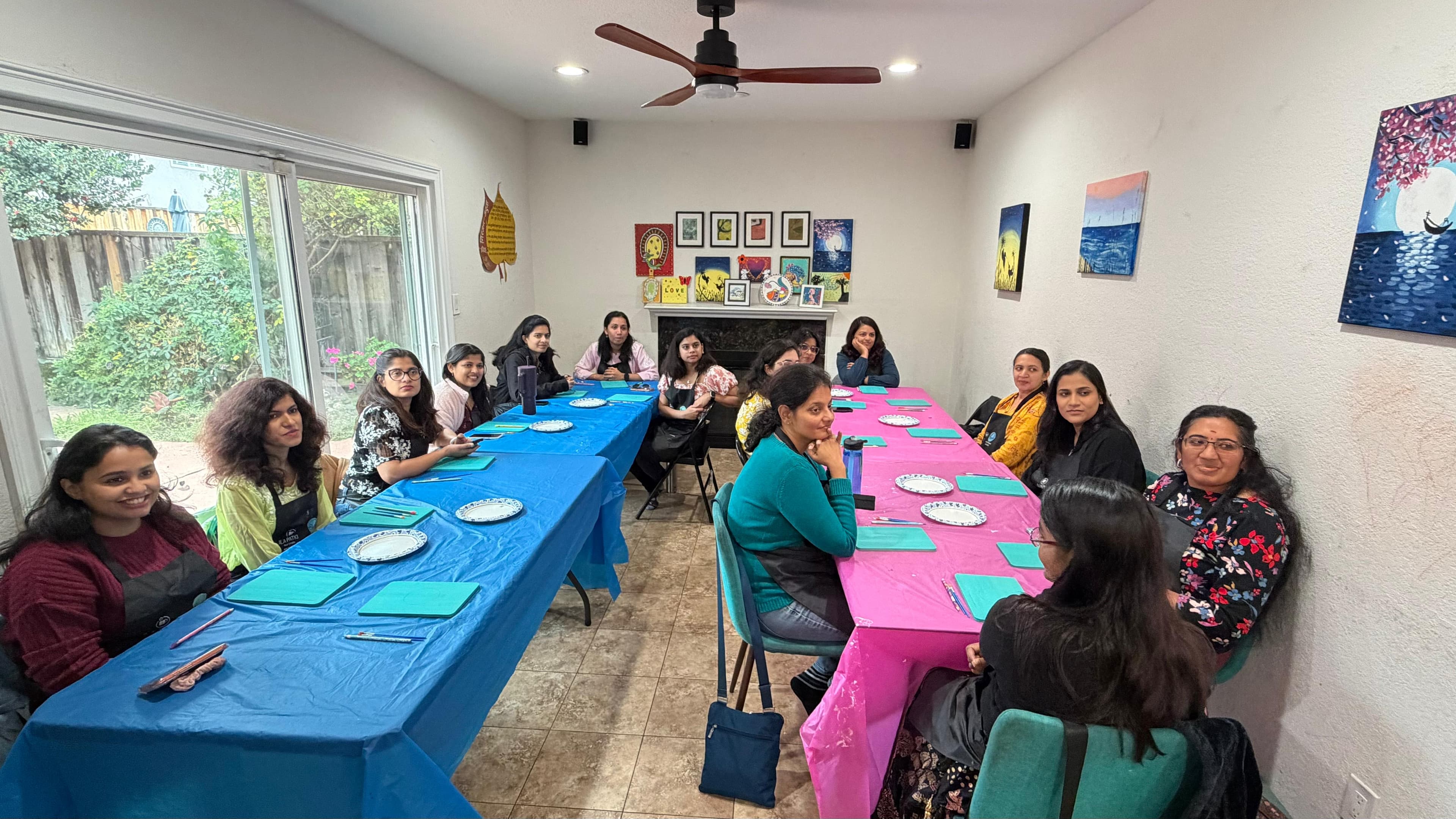 Artsy Picnic Day - Tray Painting gallery image 2