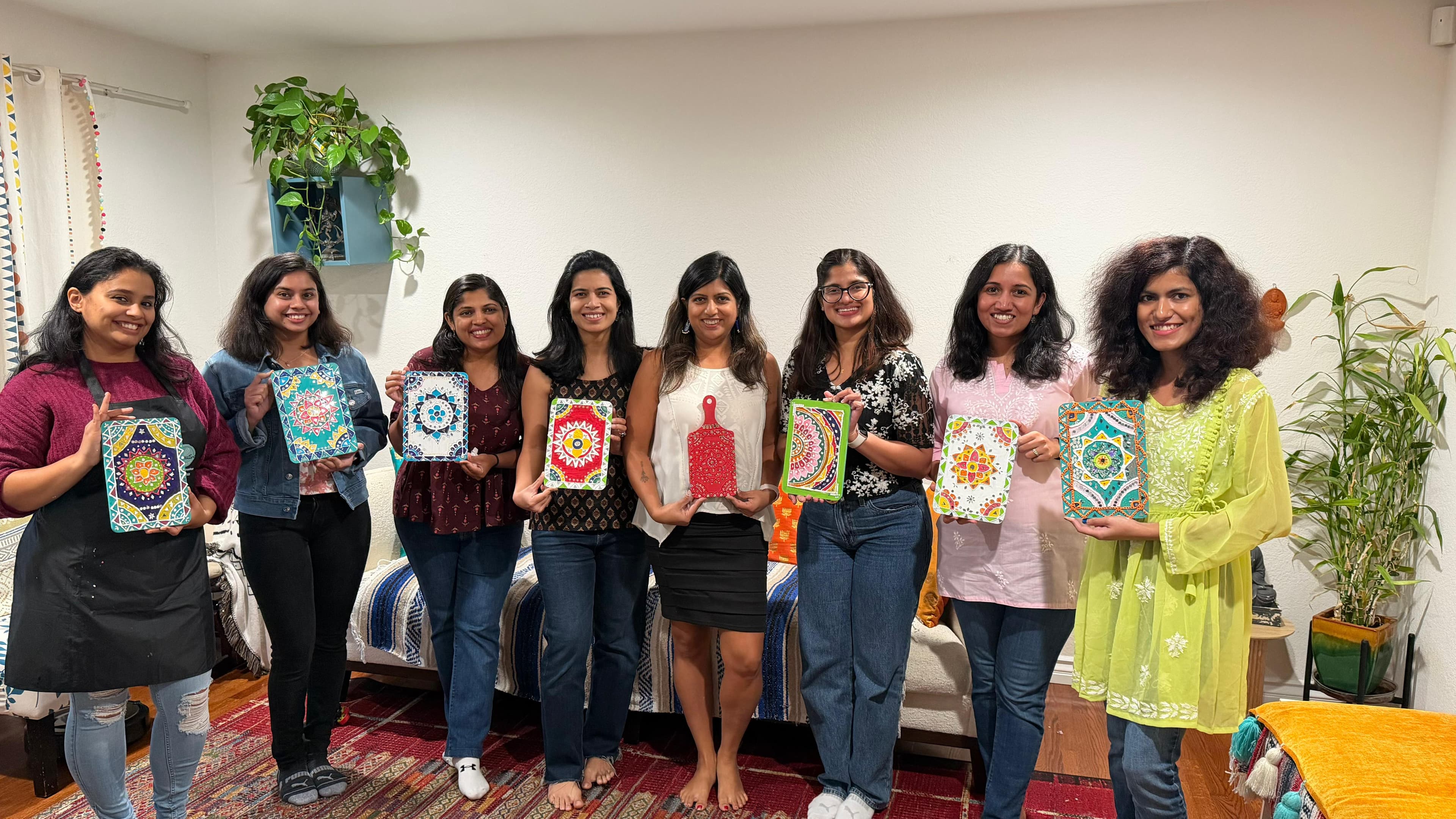 Artsy Picnic Day - Tray Painting gallery image 1