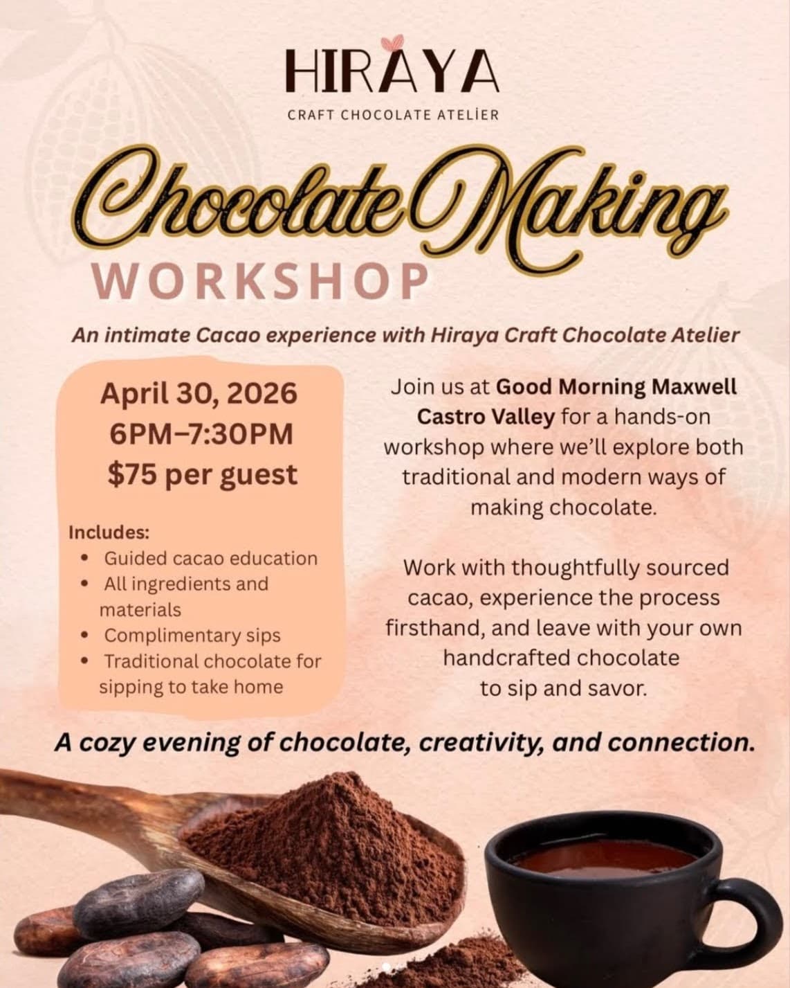 Chocolate Making Workshop with Hiraya Craft Chocolate Atelier
