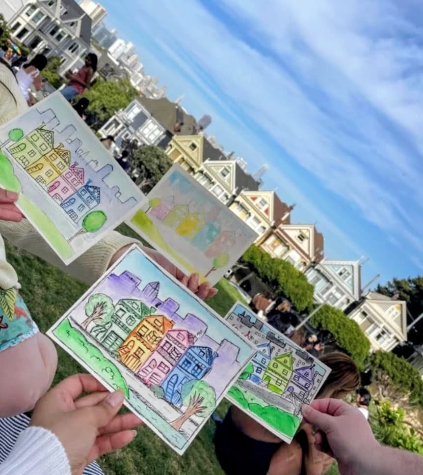 Picnic & Painted Ladies Watercolor Workshop gallery image 3