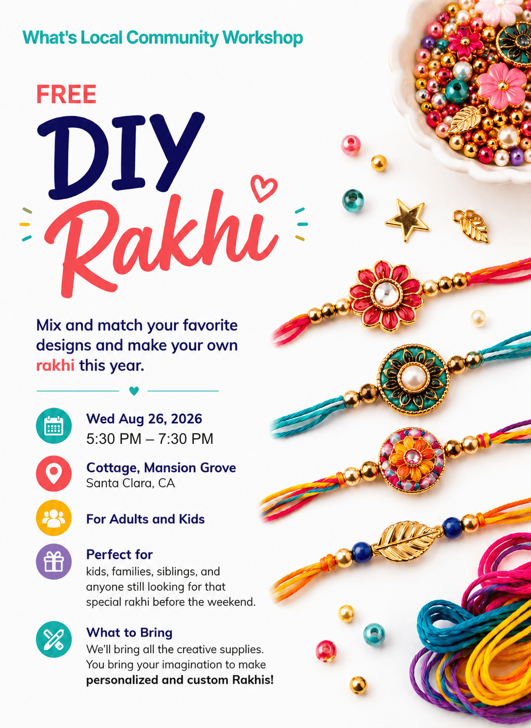 DIY Rakhi Workshop